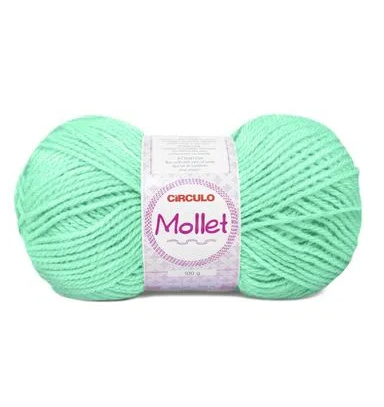 Lã Fio Mollet Círculo 100g Cor 550 Verde Candy