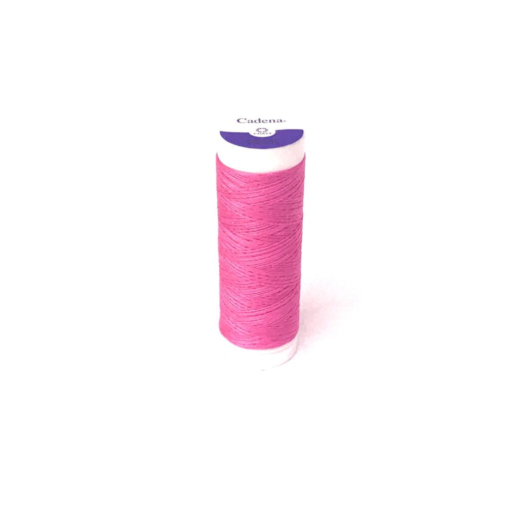 Linha Cadena para Costura 100% Algodão Cor 240 Pink 91,4m