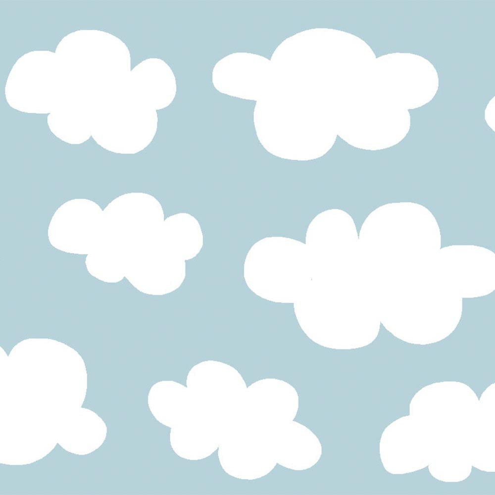 Tecido Nuvens (Coleção Mini Zoo)