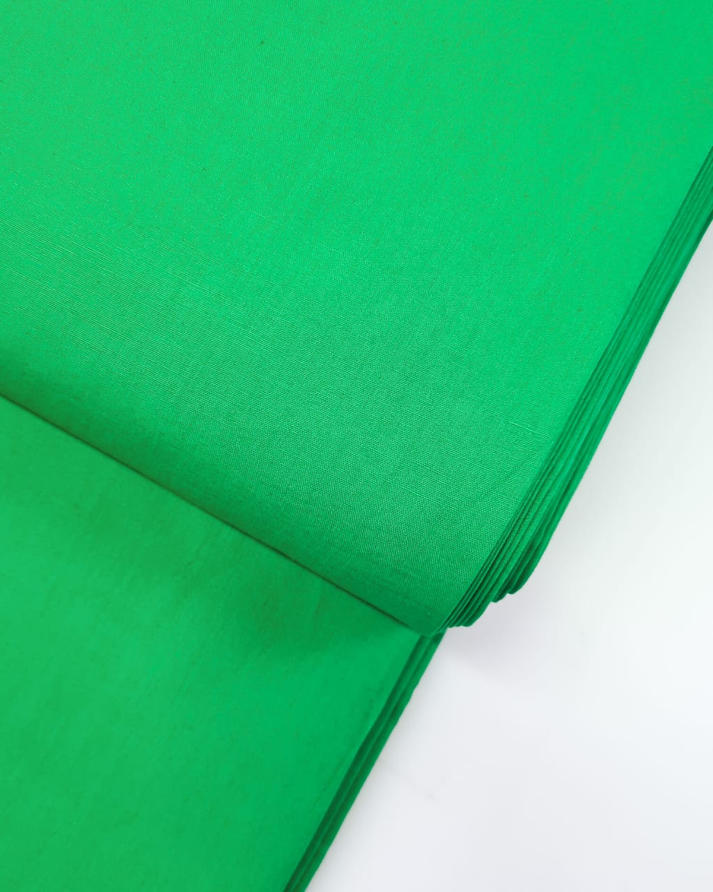 Tecido Liso Verde Folha Coleção Direto da Horta