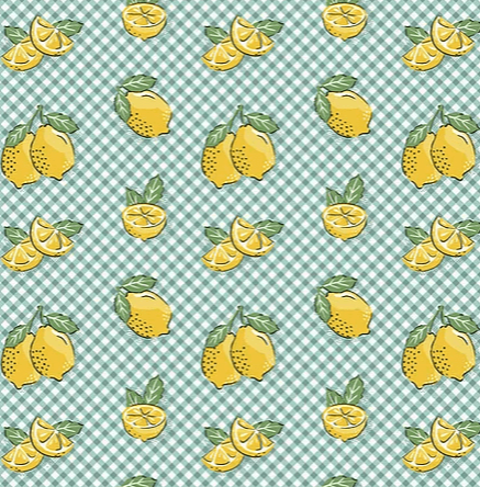 Retalho Tecido Mini Limões (50x36cm)