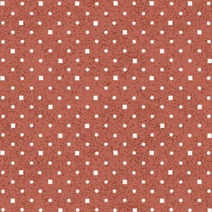 Retalho Tecido Poá e Quadradinhos Vermelho (50x36cm)