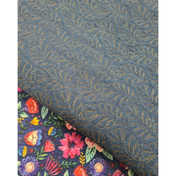 Jeans Matelassado Tradicional Costela de Adão Cor Caramelo (0,36 x 0,48)