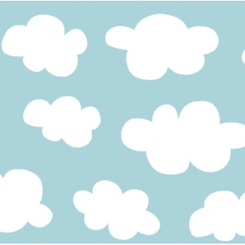 Retalho Tecido Nuvens (50x36cm)