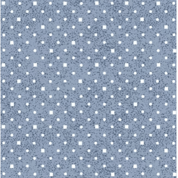 Retalho Tecido Poá e Quadradinhos Azul (50x36cm)