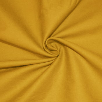 Tecido Tricoline Liso Amarelo Ouro - LB